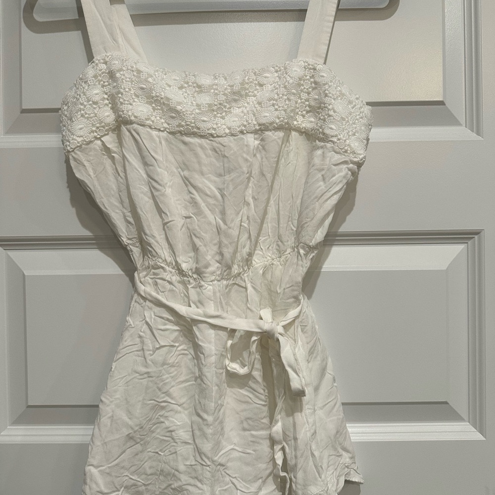 6 Shore Road White Lace Jumpsuit